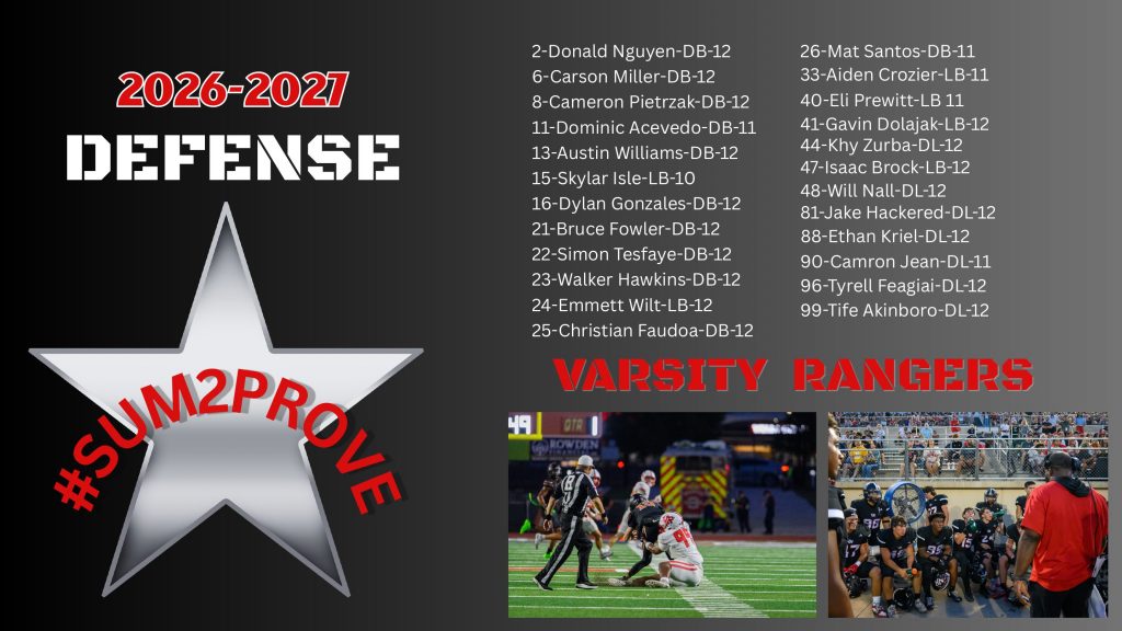 Rangers vs Vandegrift Vipers, Thu, Oct 8, page 7