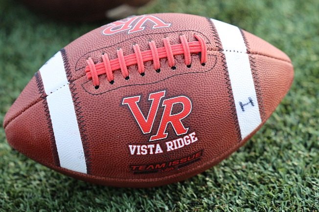 Vista Ridge football on the turf
